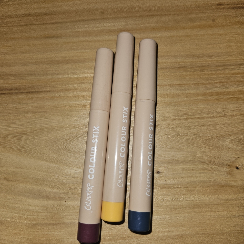 BRAND NEW ColourPop Colour Stix Trio, Bitter Sweet, Sunday Morning, Style & Ease